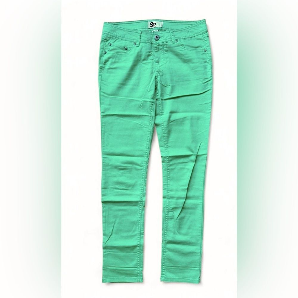 SO Sonoma Mint Green Junior’s Straight/Skinny Jeans 4/$20!